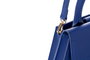 Lucky Bees 330 Bolso Azul de Saxo de Cuero de Polivinilo Elegante y Sofisticado para Mujer